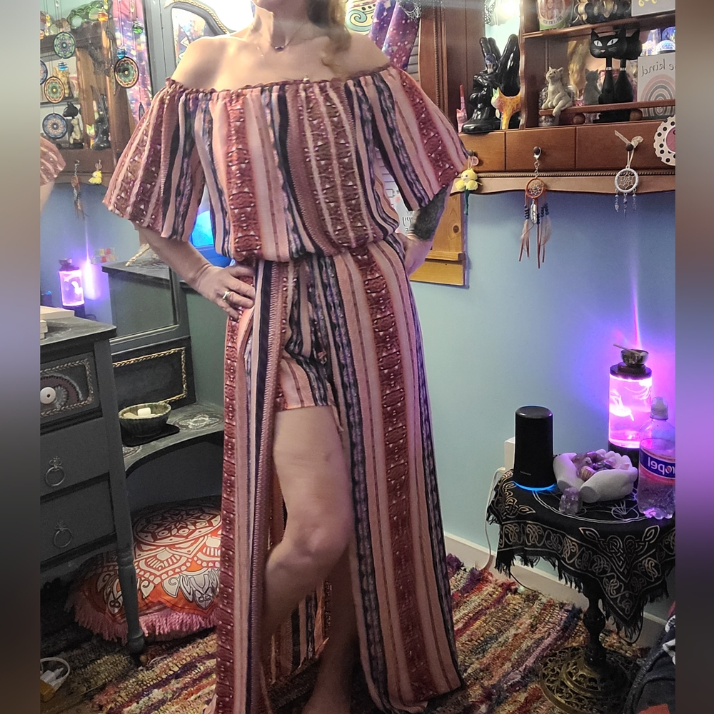 City Triangles Romper